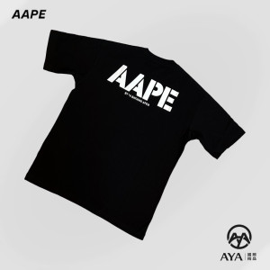 Aape 反光蘑菇Logo 短袖 黑